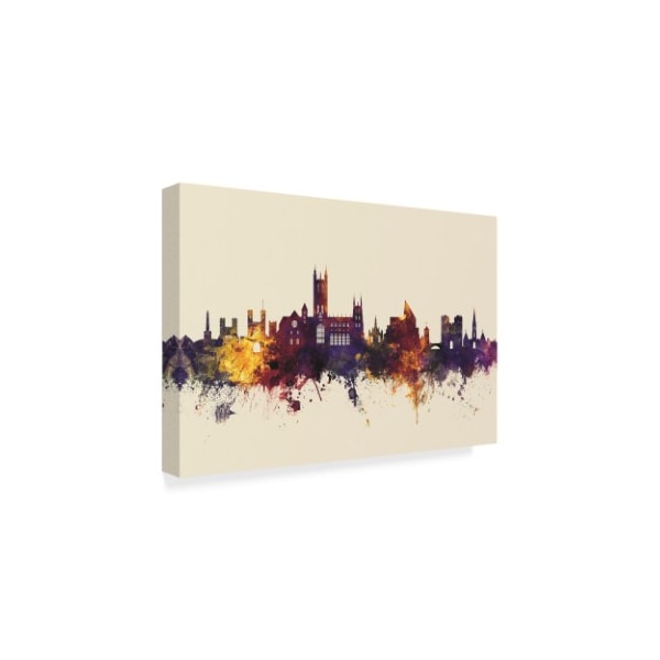 Michael Tompsett 'Canterbury England Skyline Iii' Canvas Art,22x32